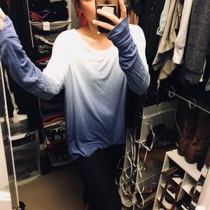 Open-back Ombré Lounge Top